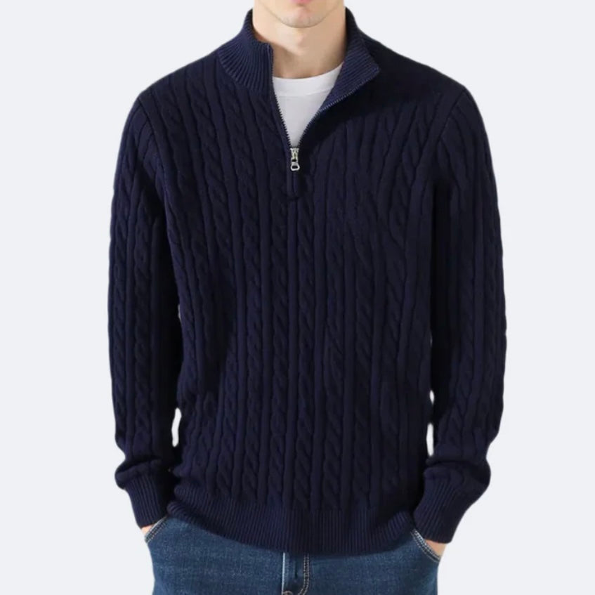 REGGIO ZIPPED SWEATER