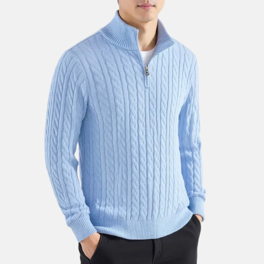 REGGIO ZIPPED SWEATER