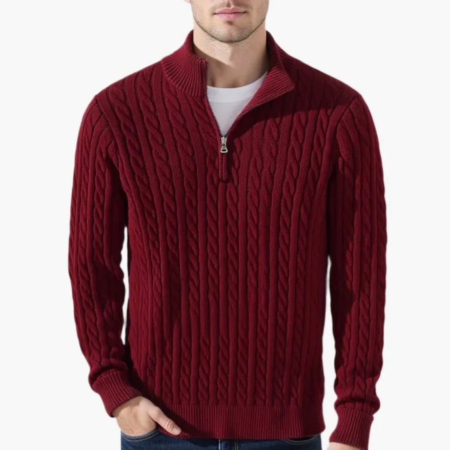REGGIO ZIPPED SWEATER