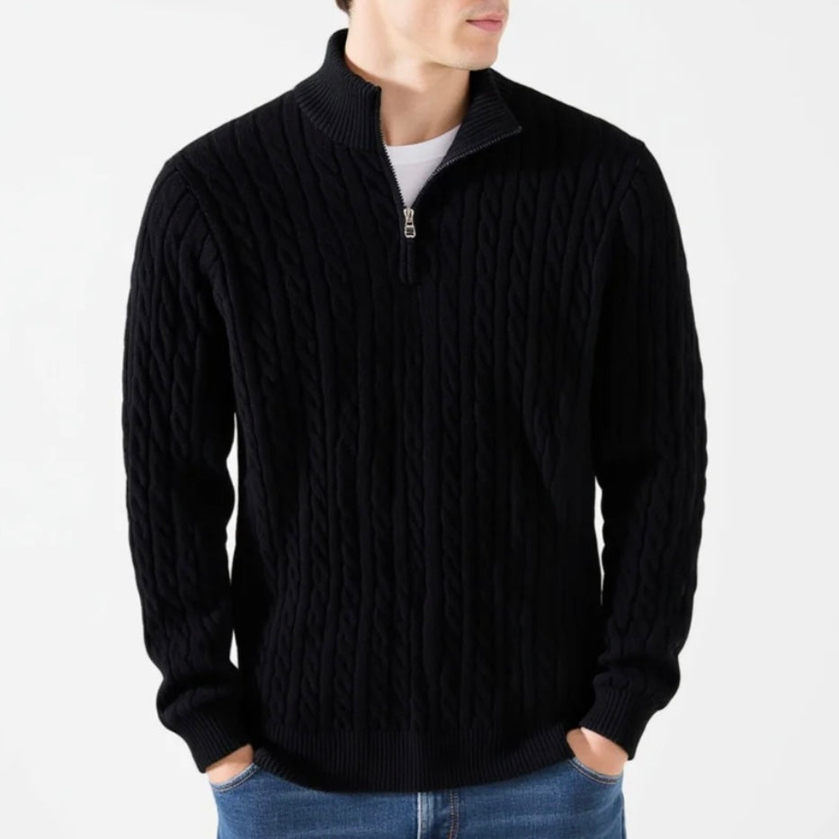 REGGIO ZIPPED SWEATER