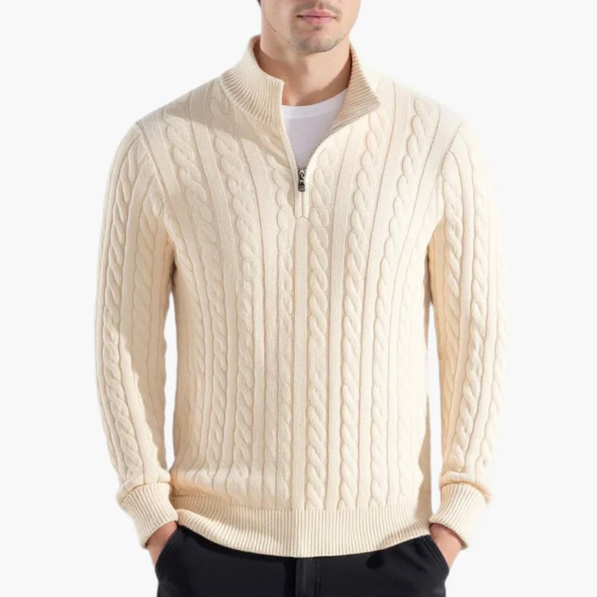 REGGIO ZIPPED SWEATER