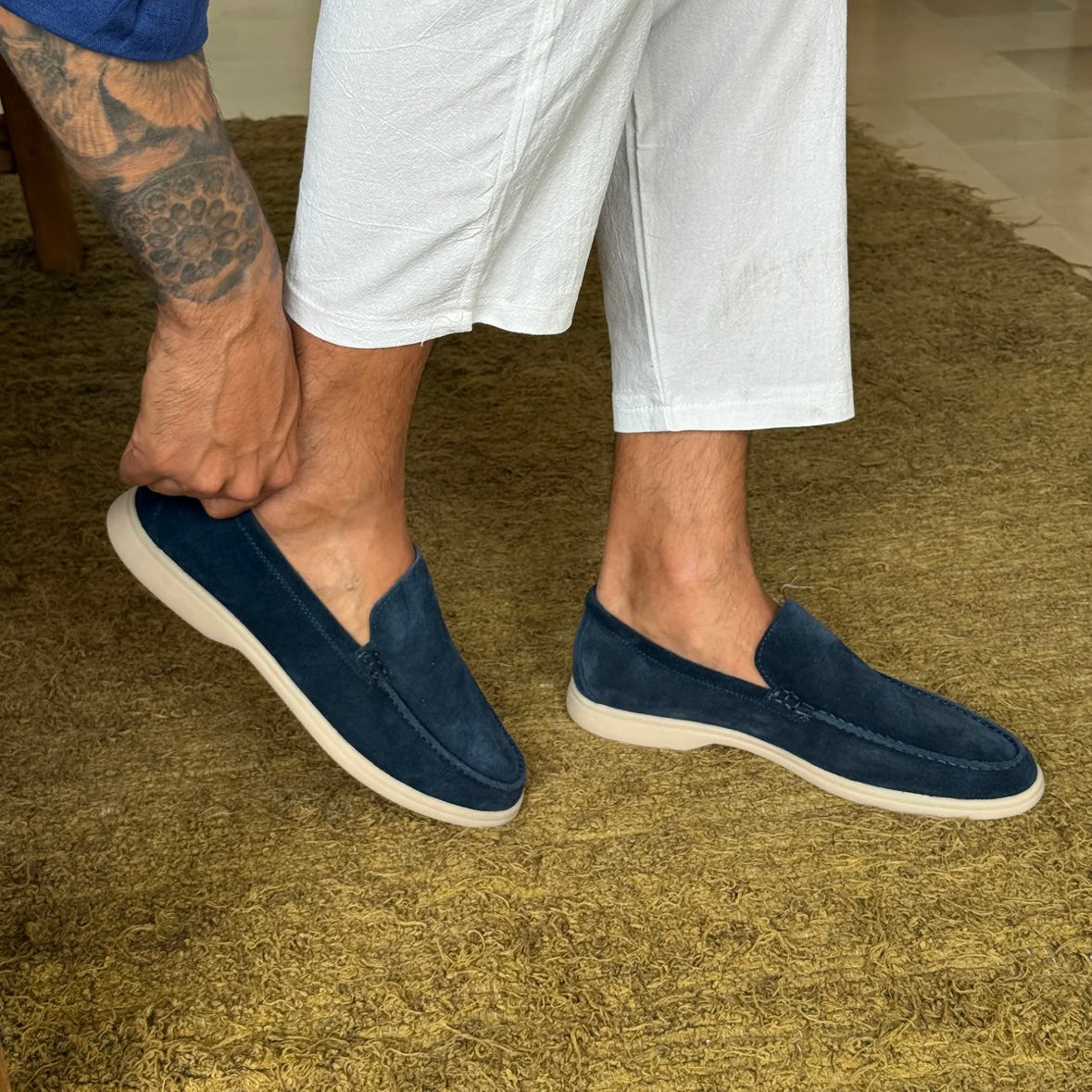MONZA SUEDE LOAFERS