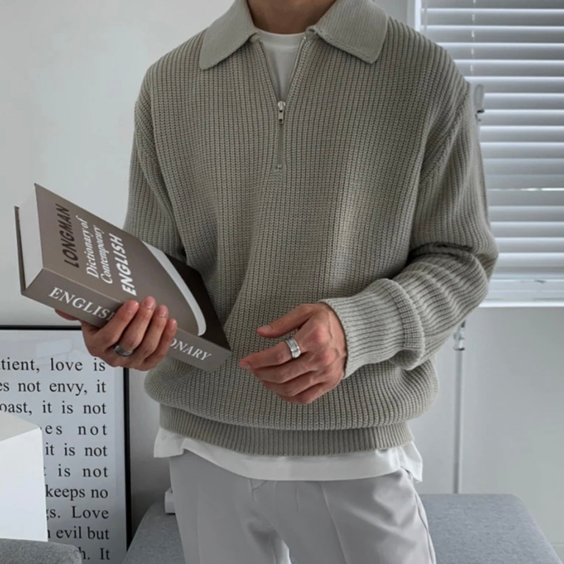 SIENA ZIPPED SWEATER