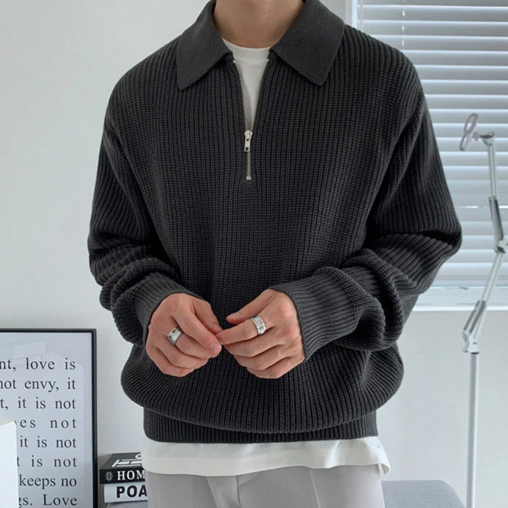 SIENA ZIPPED SWEATER