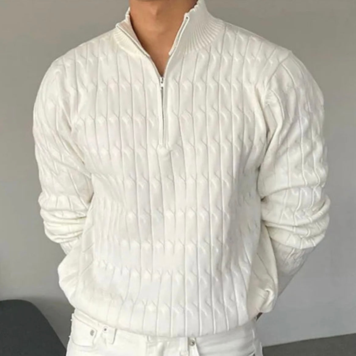 GERA ZIPPED SWEATER
