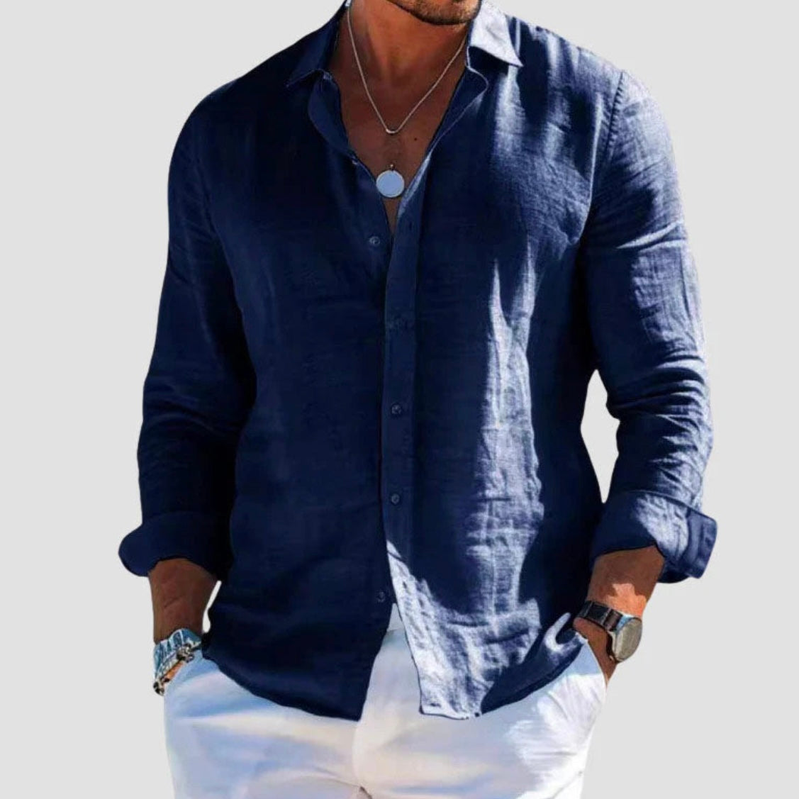 CORFU LINEN SHIRT