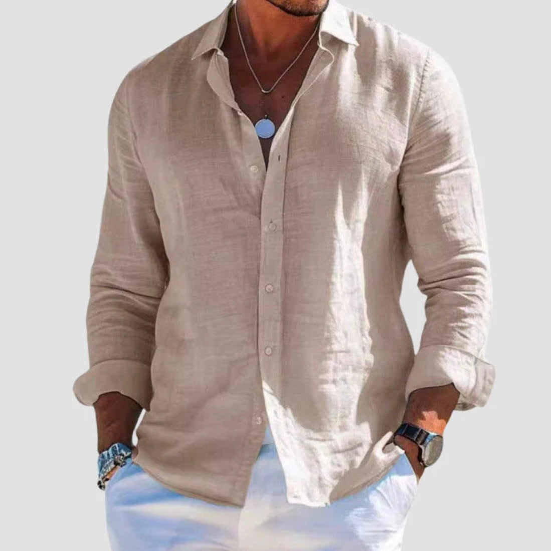 CORFU LINEN SHIRT