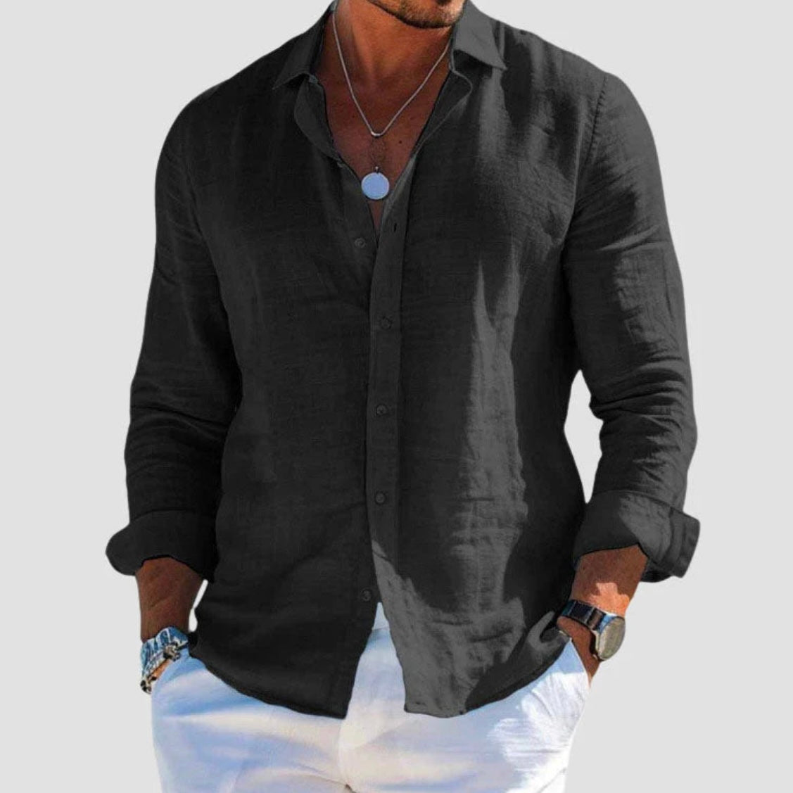CORFU LINEN SHIRT