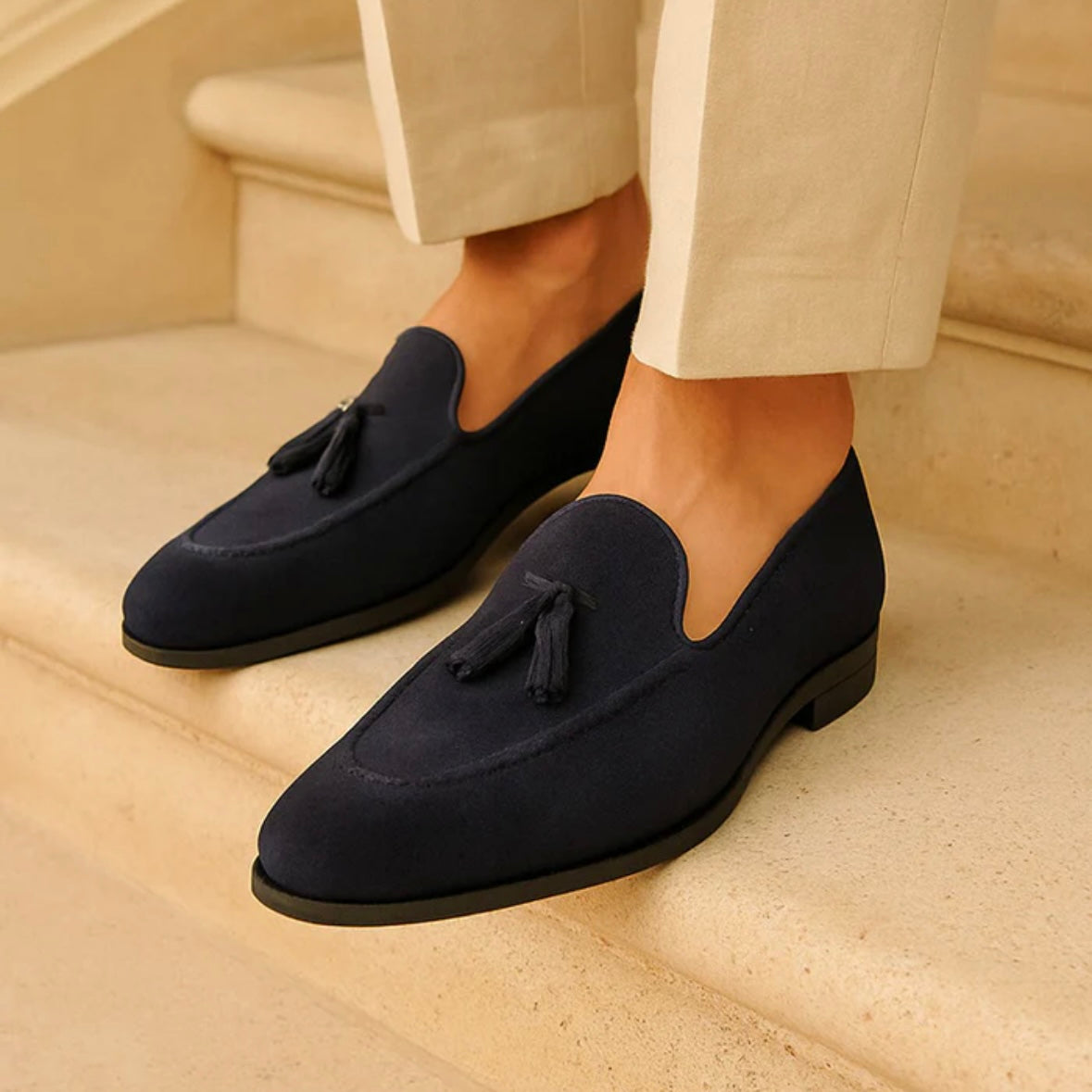 VOUZEL SUEDE LOAFERS